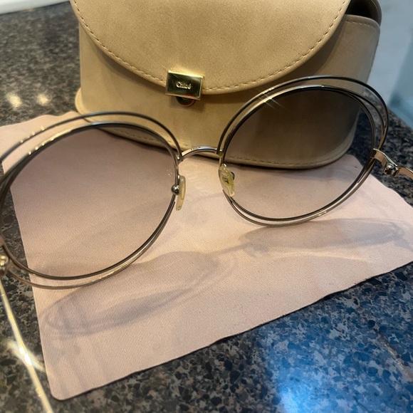 Chloe women Carlina round frame sunglasses - Picture 4 of 7